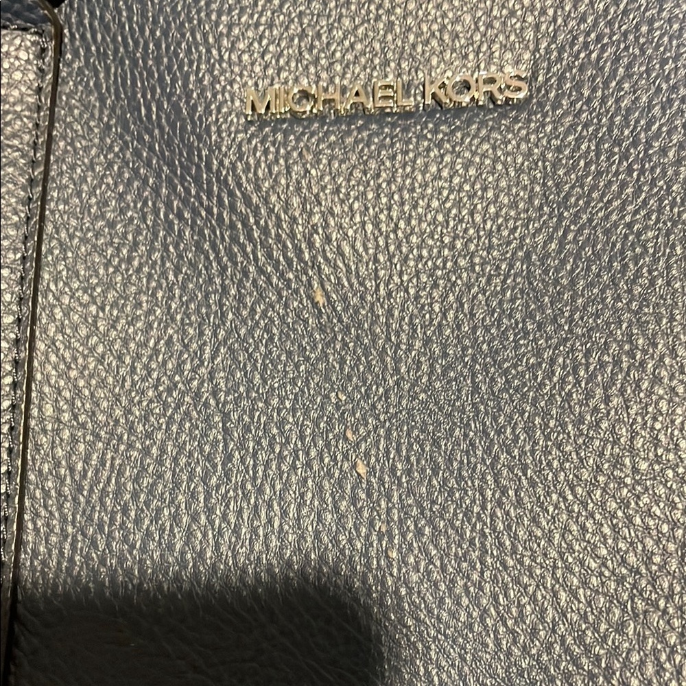 Michael Kors Navy Leather Handbag